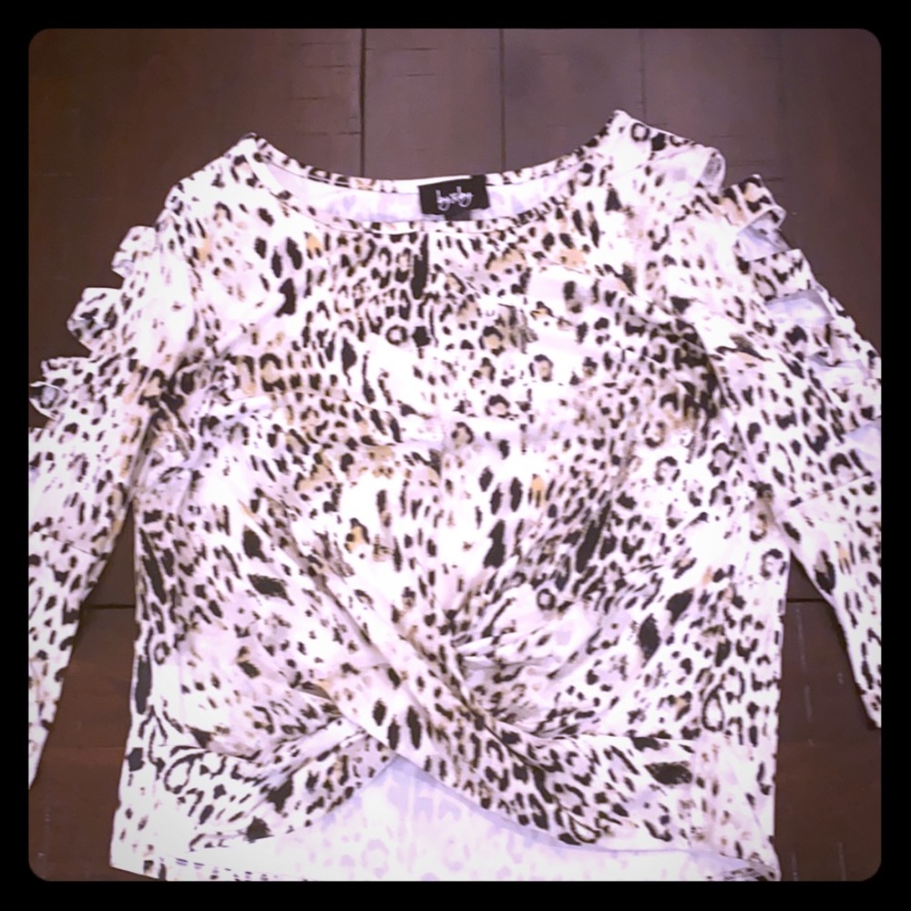 Long sleeve cheetah shirt